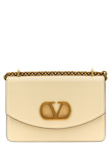 White Calfskin Shoulder Bag