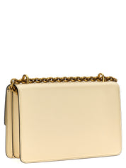 White Calfskin Shoulder Bag