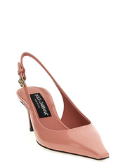 Multicolor Calfskin Mid Heel Pumps