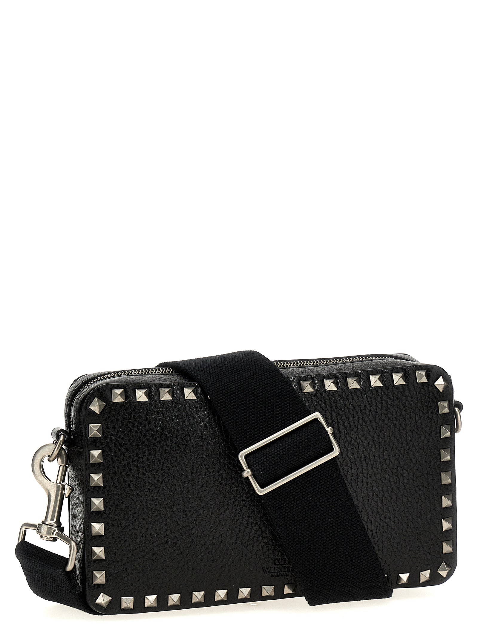Valentino Garavani Black Calfskin Crossbody Bag