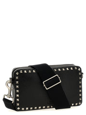 Valentino Garavani Black Calfskin Crossbody Bag