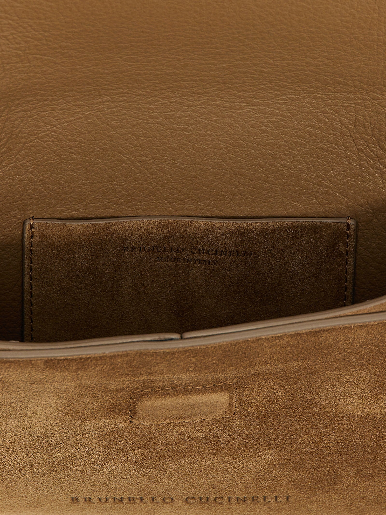 Brown Calfskin Clutch Bag