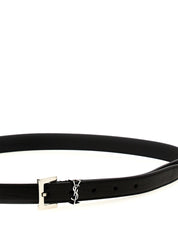 Black Leather Regular Belt