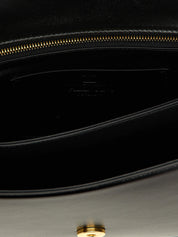Black Calfskin Shoulder Bag