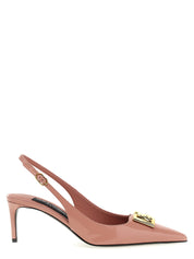 Multicolor Calfskin Mid Heel Pumps