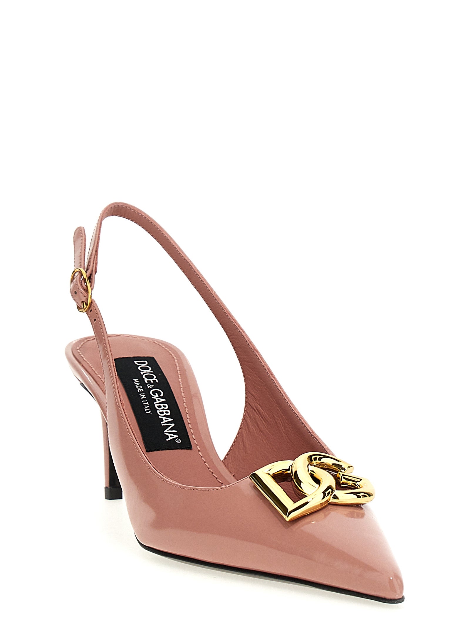 Multicolor Calfskin Mid Heel Pumps