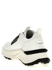 Bicolor Calfskin Athletic Sneakers