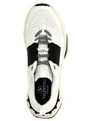 Bicolor Calfskin Athletic Sneakers