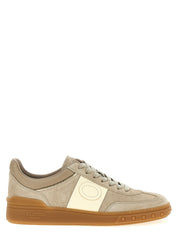Valentino Garavani Beige Calfskin Low Top Sneakers