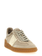 Valentino Garavani Beige Calfskin Low Top Sneakers