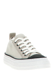 Brunello Cucinelli Multicolor Cotton Low Top Sneakers