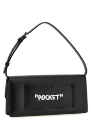 Bicolor Calfskin Shoulder Bag