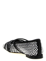 Black Polyamide Ballet Flats