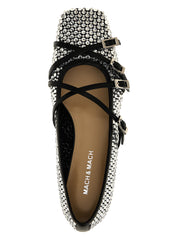 Black Polyamide Ballet Flats