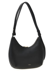 Furla Black Leather Shoulder Bag