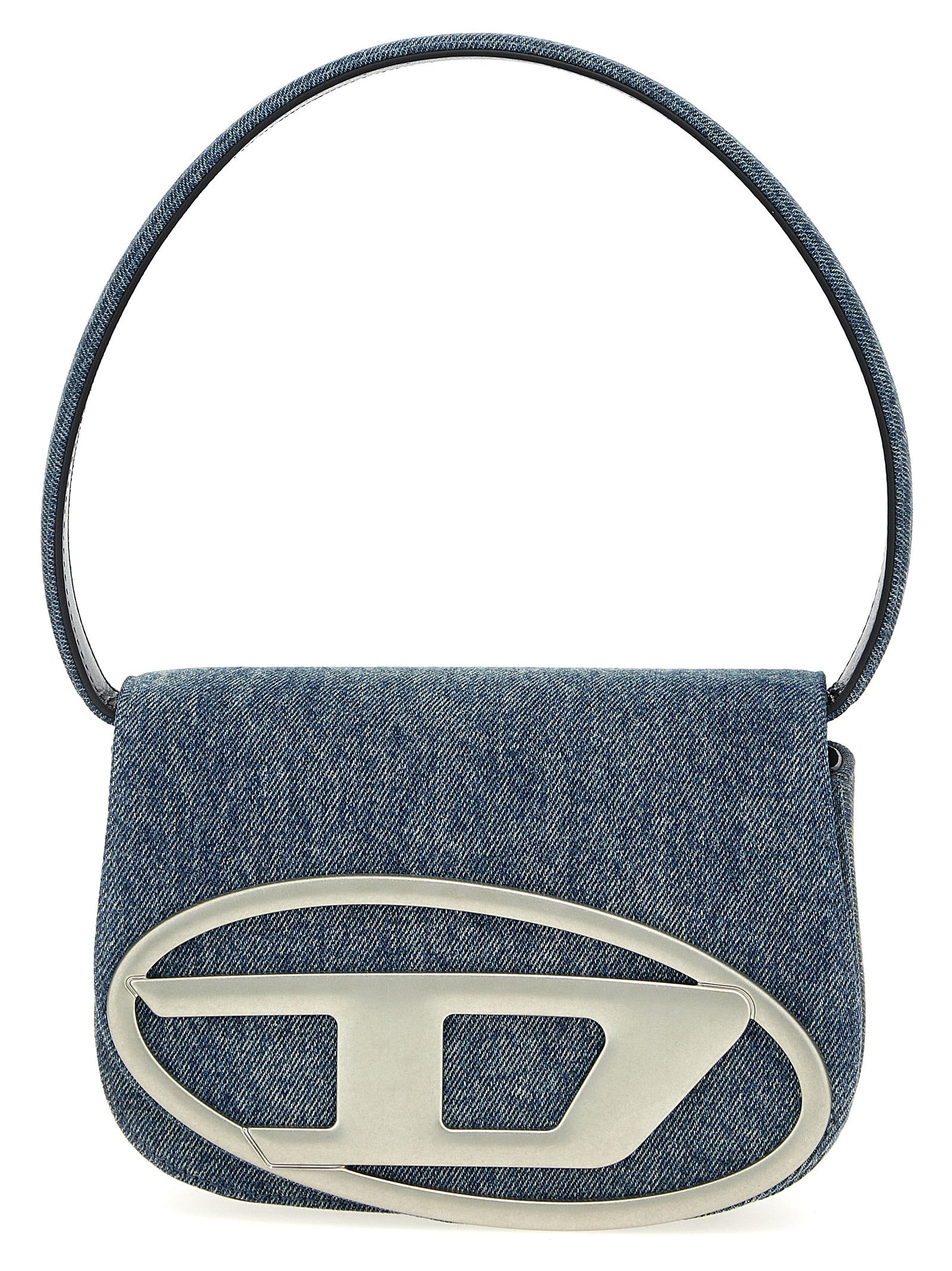 Diesel Blue Cotton Shoulder Bag