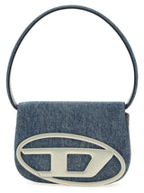 Diesel Blue Cotton Shoulder Bag