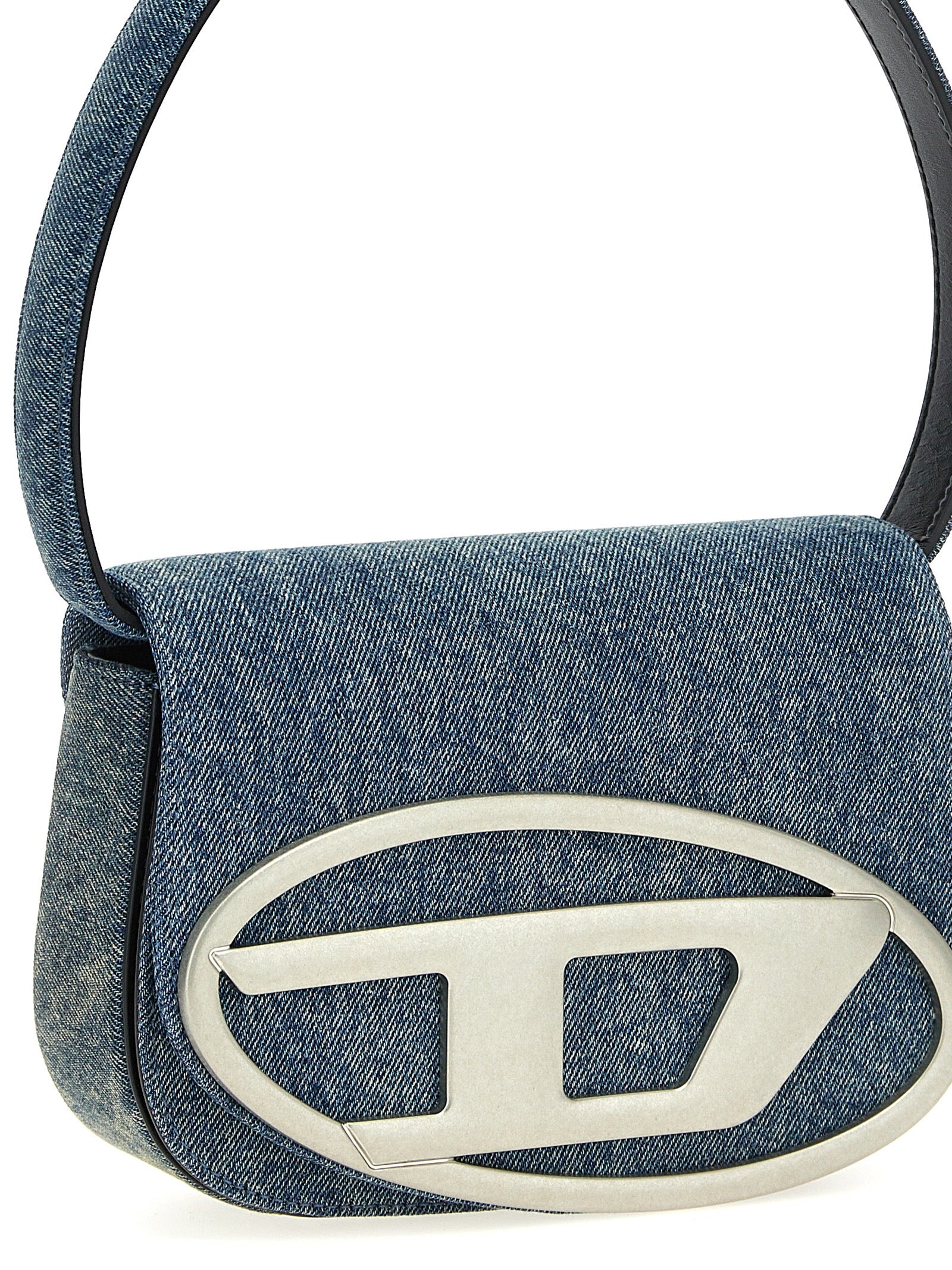Diesel Blue Cotton Shoulder Bag