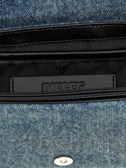 Diesel Blue Cotton Shoulder Bag