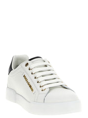 Bicolor Calfskin Low Top Sneakers