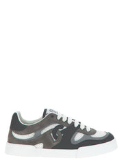 Dolce & Gabbana Gray Calfskin Athletic Sneakers