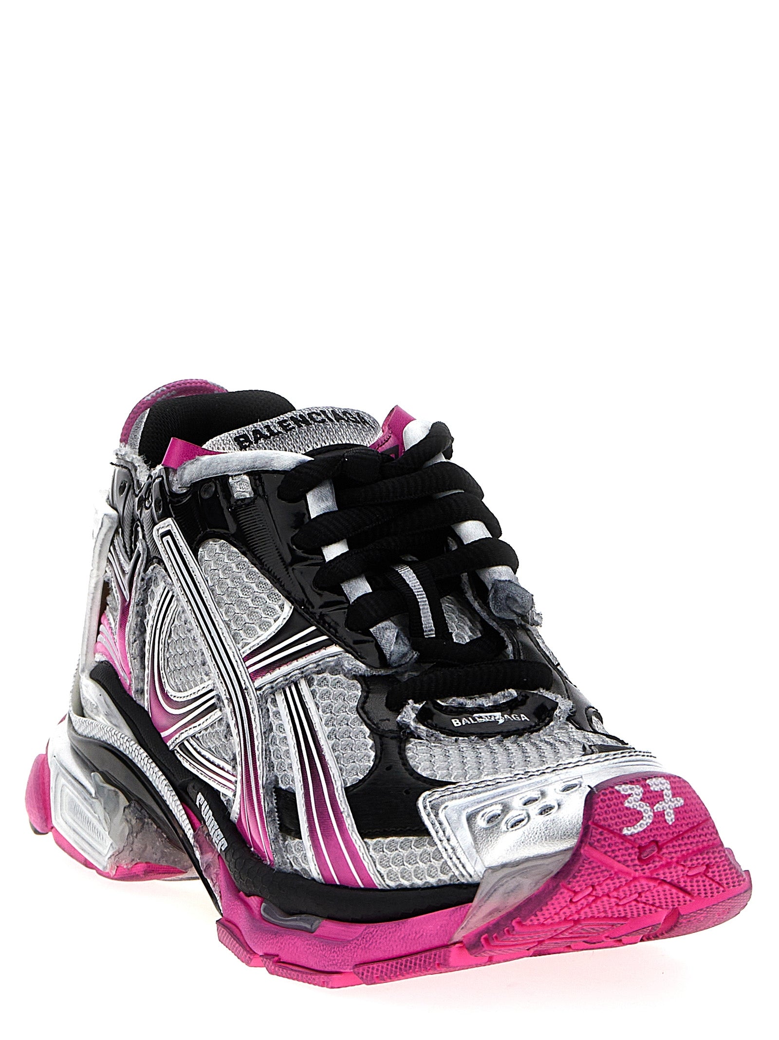 Balenciaga Multicolor Polyethylene Athletic Sneakers