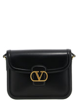 Black Calfskin Shoulder Bag