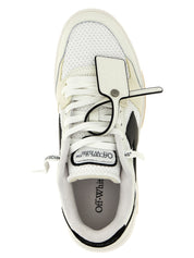 Bicolor Bovine Leather Athletic Sneakers
