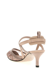 Fendi Multicolor Polyamide Mid Heel Pumps