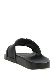 Valentino Garavani Black Plastic Slides