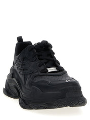 Balenciaga Black Polyethylene Athletic Sneakers