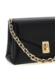 Black Leather Shoulder Bag