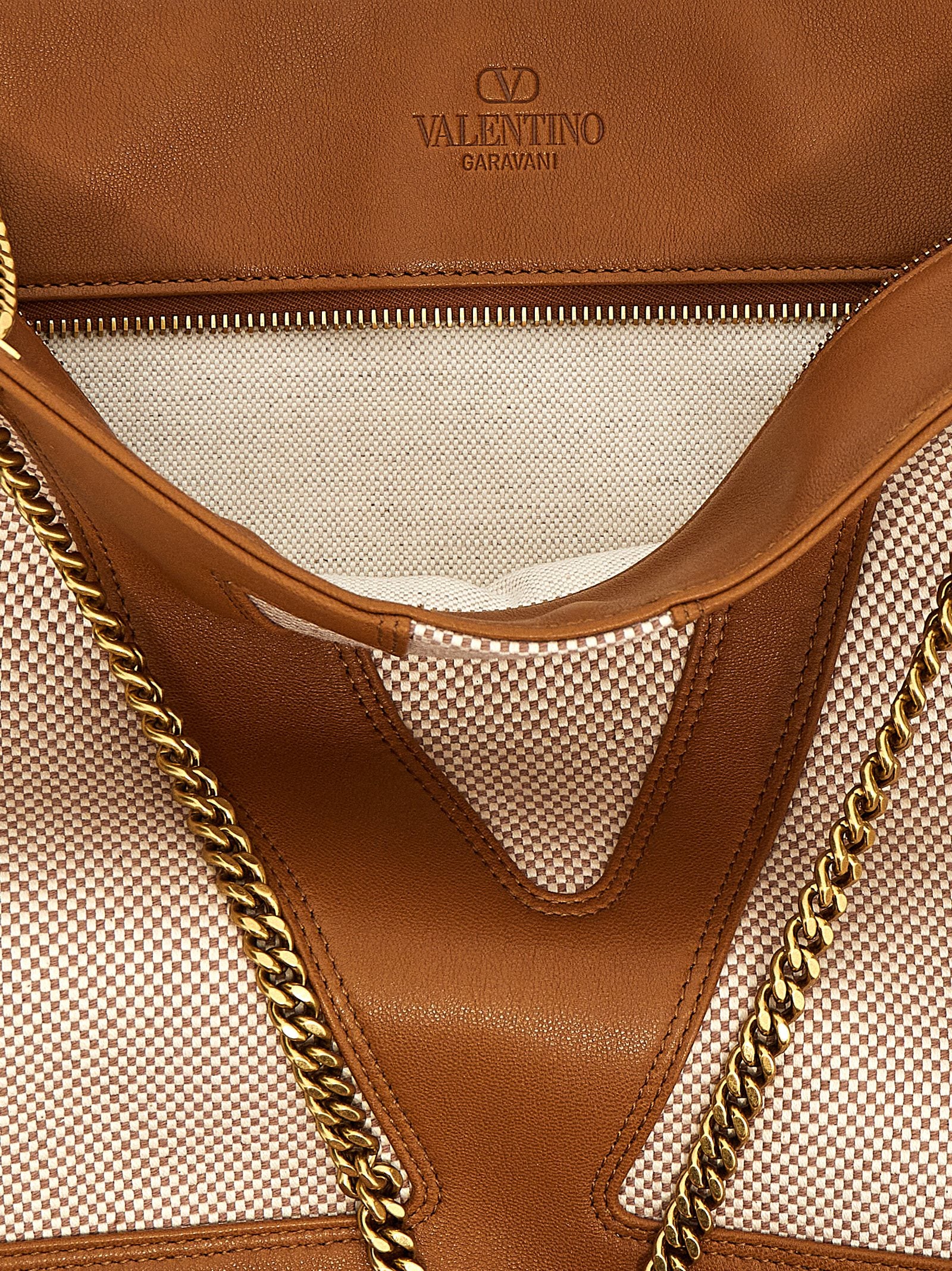 Beige Cotton Tote Bag