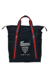 Blue Cotton Tote Bag