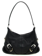 Black Lamb Leather Shoulder Bag