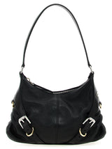 Black Lamb Leather Shoulder Bag