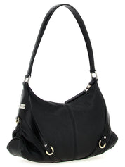 Black Lamb Leather Shoulder Bag