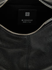 Black Lamb Leather Shoulder Bag