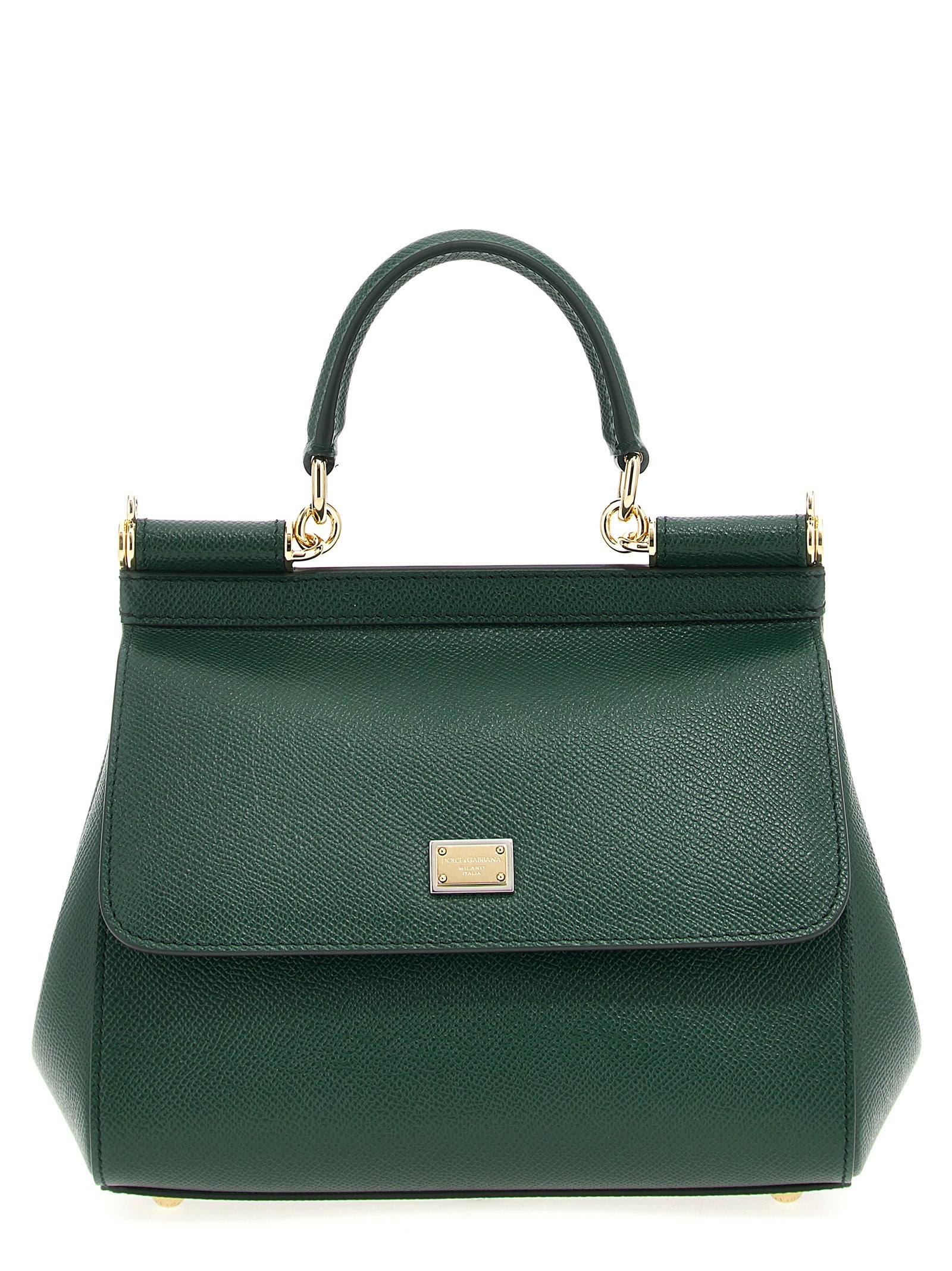 Dolce & Gabbana Bicolor Calfskin Handbag