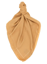 Beige Silk Foulard
