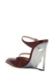 Gucci Multicolor Leather Wedge Sandals
