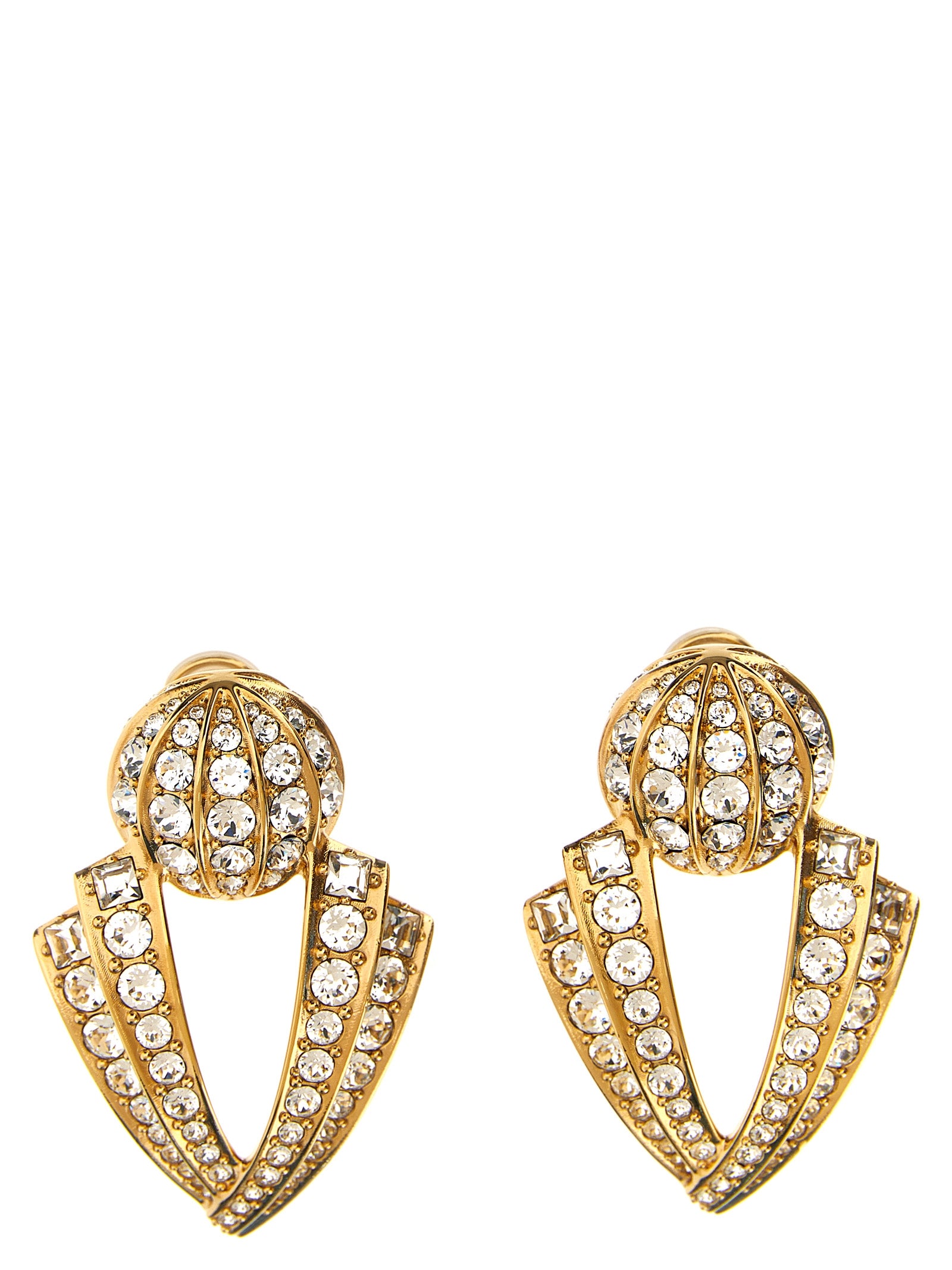 Valentino Garavani Gold Brass Earrings