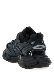 Balenciaga Black Polyethylene Athletic Sneakers