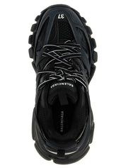 Balenciaga Black Polyethylene Athletic Sneakers