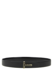 Black Calfskin Regular Belt