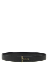 Black Calfskin Regular Belt