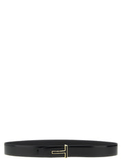 Black Calfskin Regular Belt