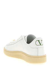 Valentino Garavani White Calfskin Sneakers
