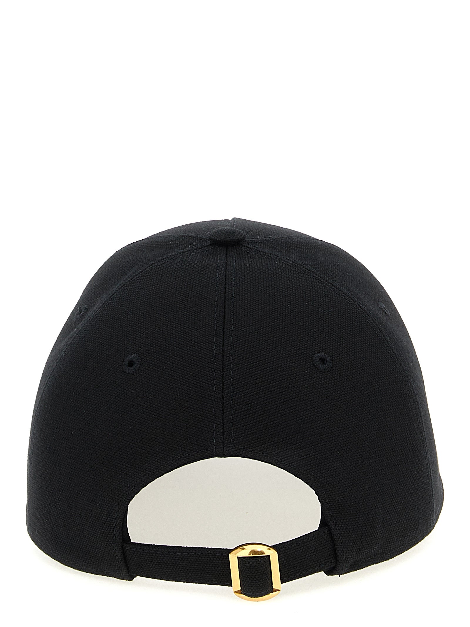 Valentino Garavani Black Cotton Cap (Baseball Hat) Valentino Garavani