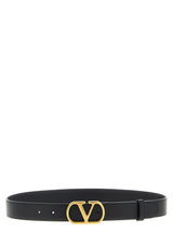 Black Calfskin Regular Belt